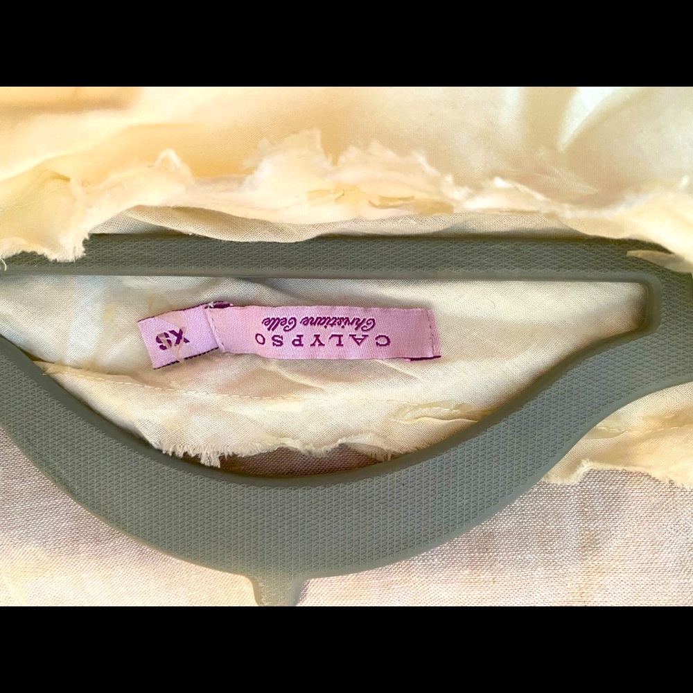 Calypso A line silk skirt